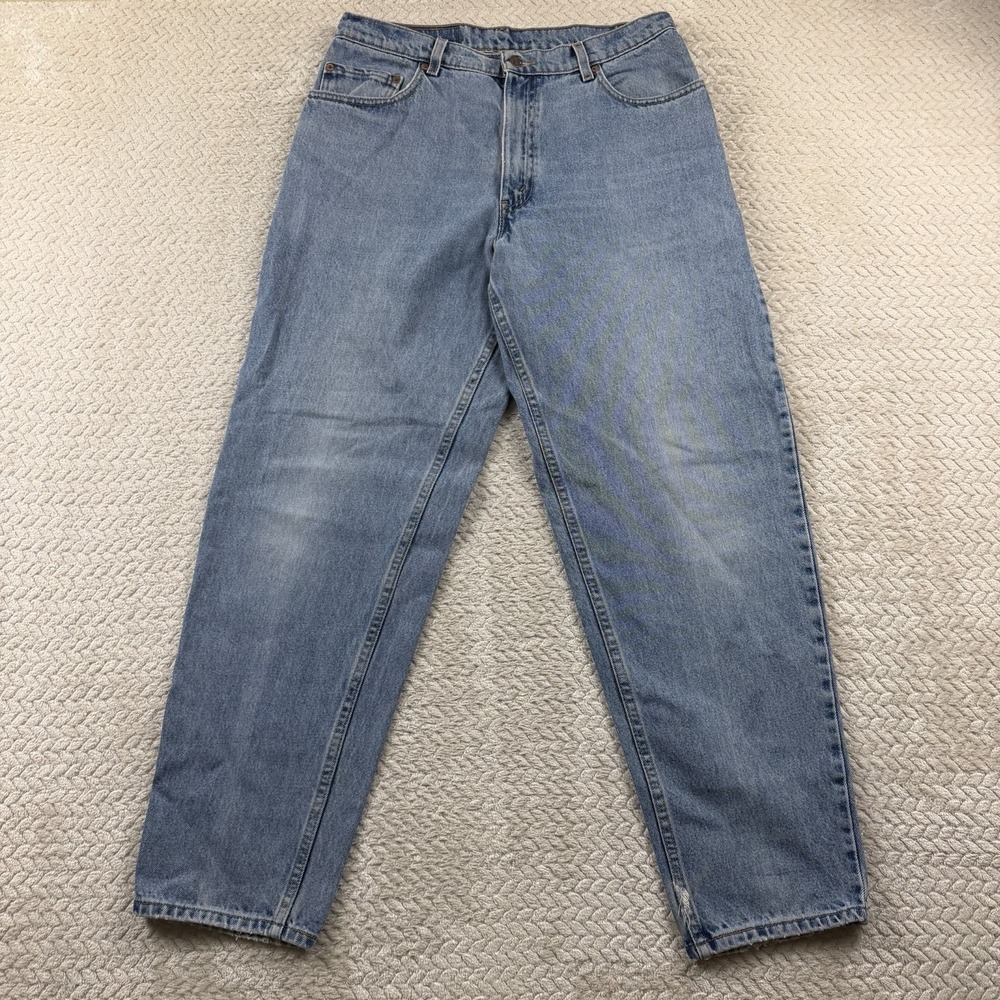 Vintage Levi's Mens 34x31 Jeans 560 Blue Loose Fit Tapered Leg 90's Grunge Denim